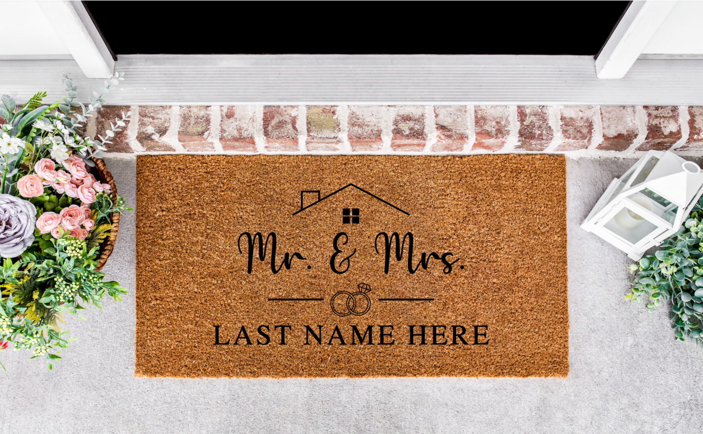 Mr. & Mrs. Porch Mat