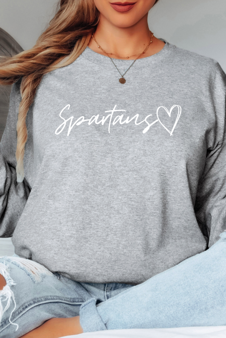 Heart of a Spartan Long Sleeve