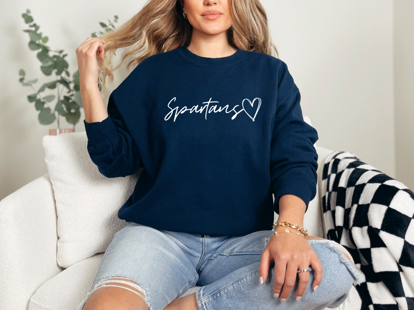 Heart of a Spartan Crewneck