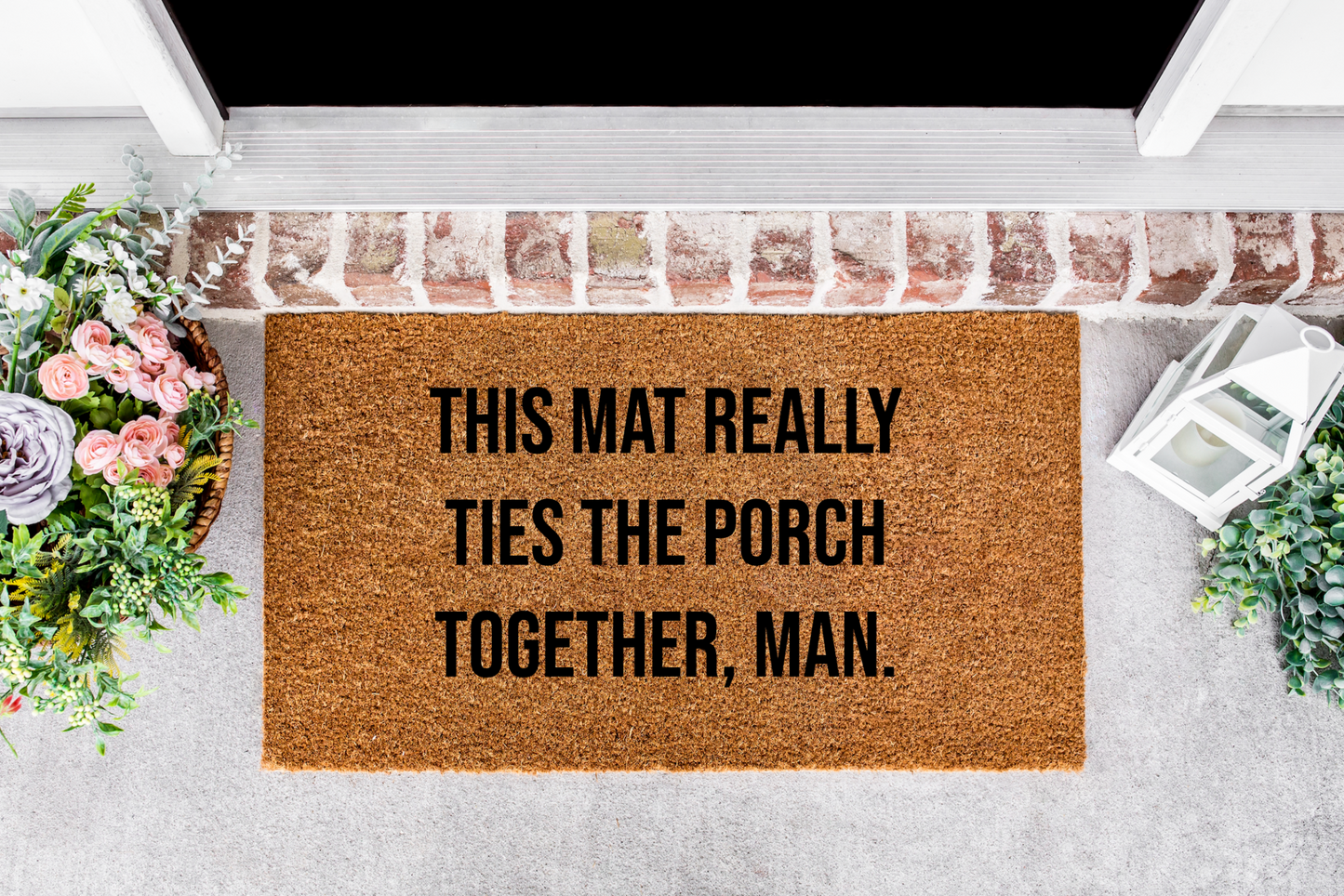 This Mat Really Ties The Porch Together Porch Mat