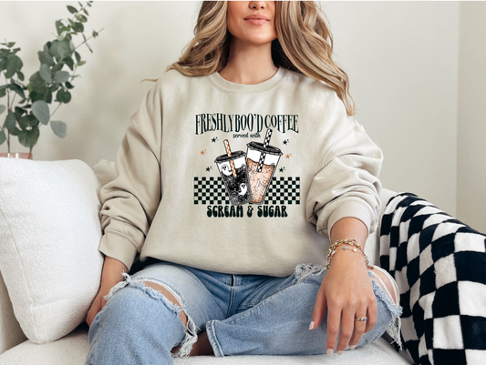 Freshly Boo'd Coffee Sweatshirt