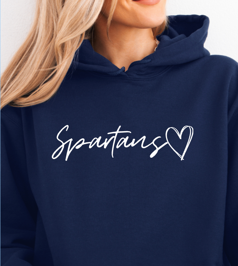Heart of a Spartan Hoodie