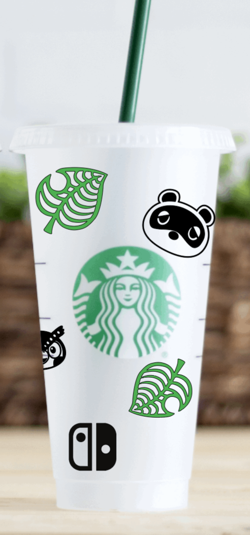 Animal Crossing Starbucks Cold Cup – Tees & Things By Macey