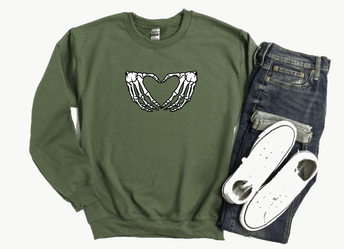 Skeleton Heart Sweatshirt