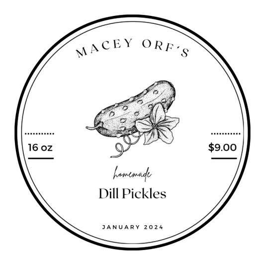 16oz Dill Pickle Rounds