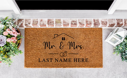 Mr. & Mrs. Porch Mat