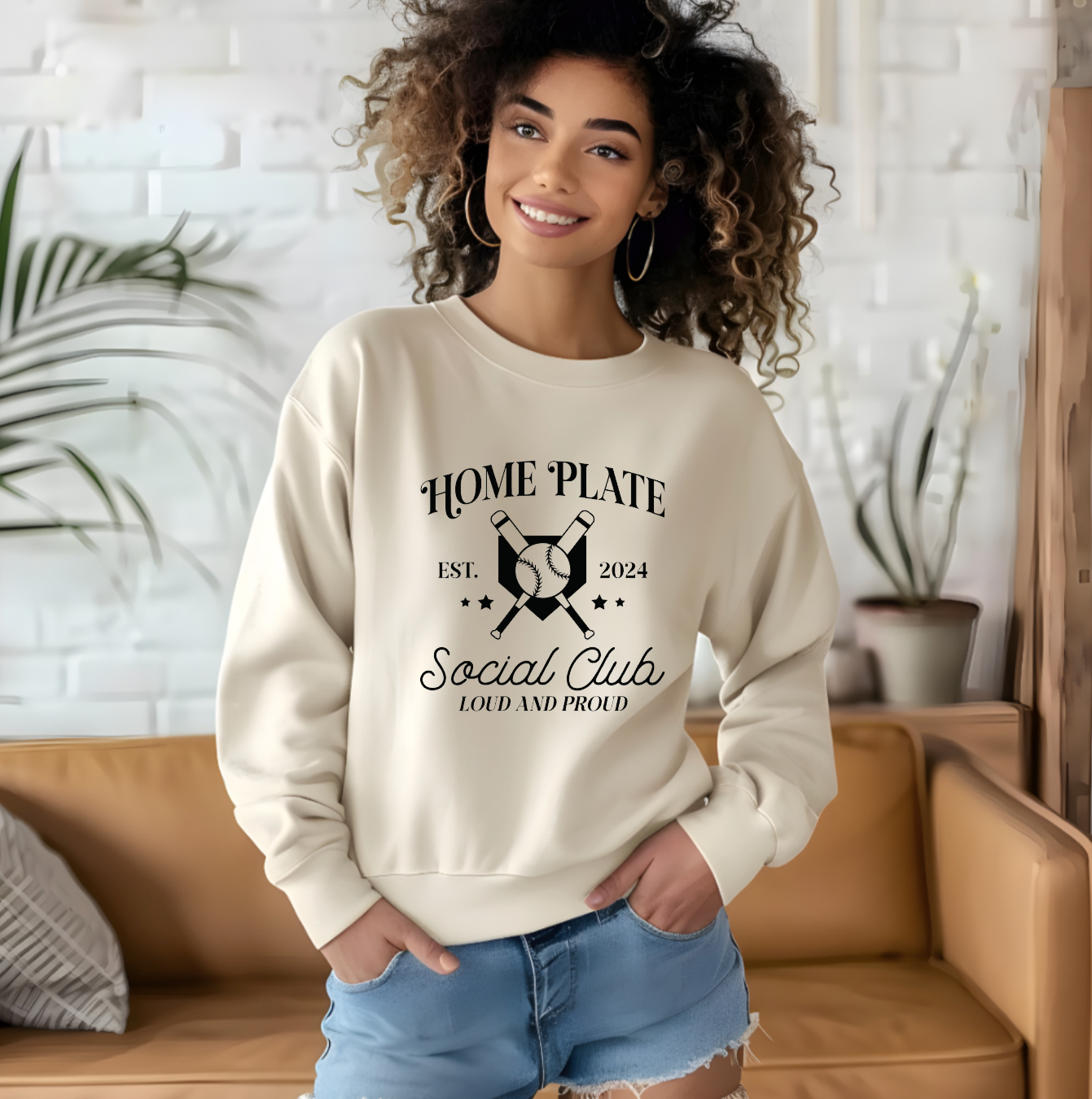 Home Plate Social Club Crewneck