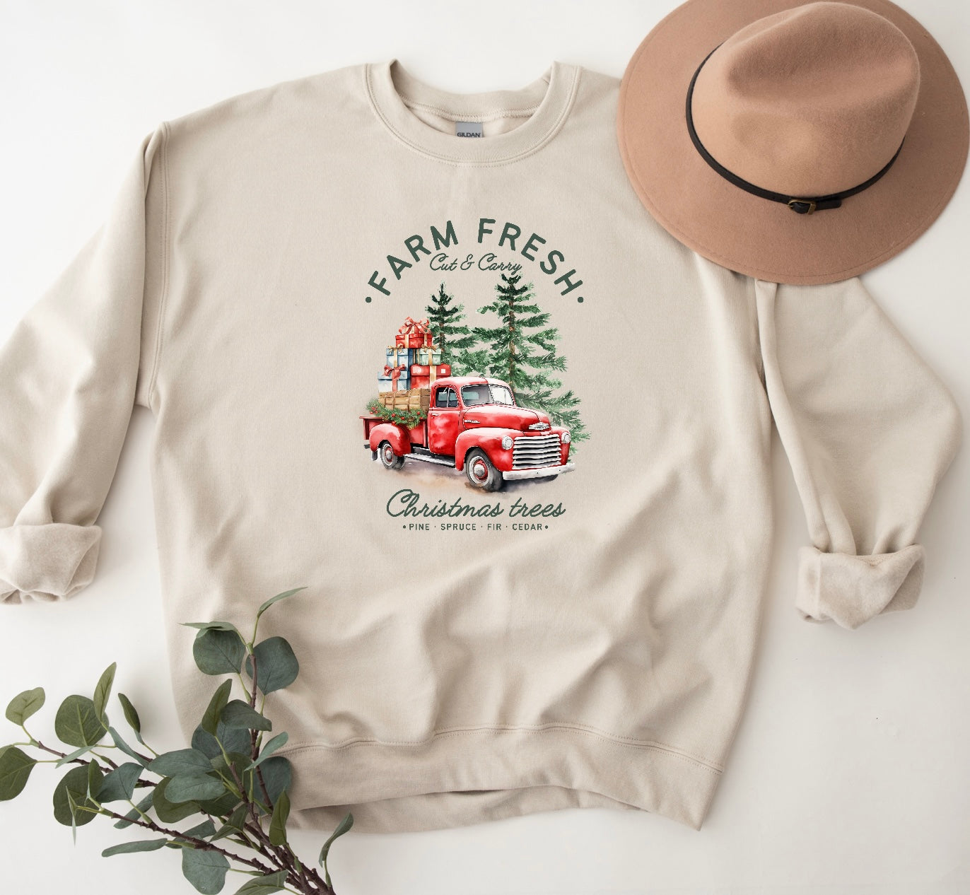 Farm Fresh Christmas Trees Crewneck