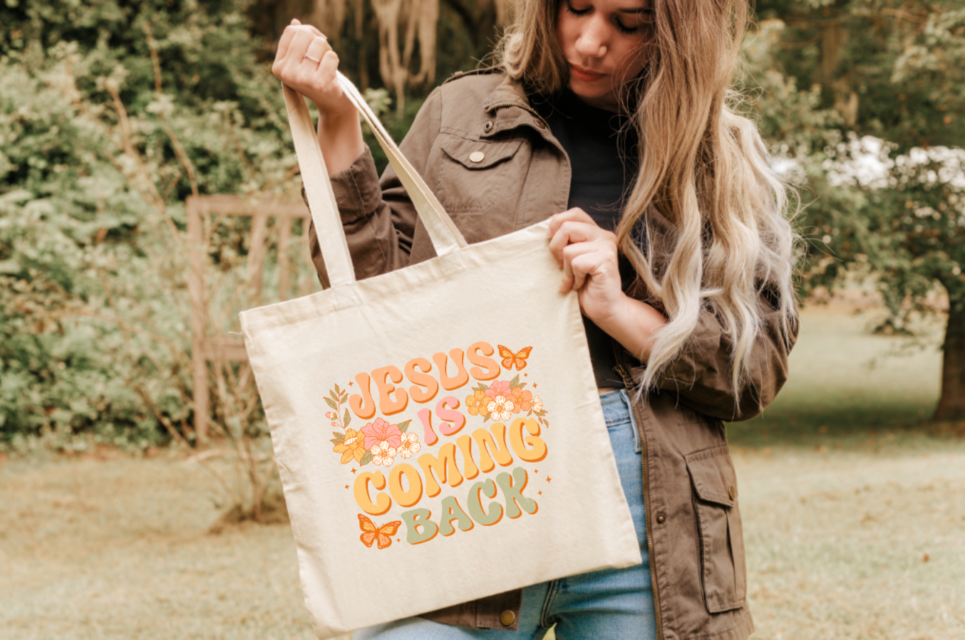 Jesus Is Coming Back Tote Bag