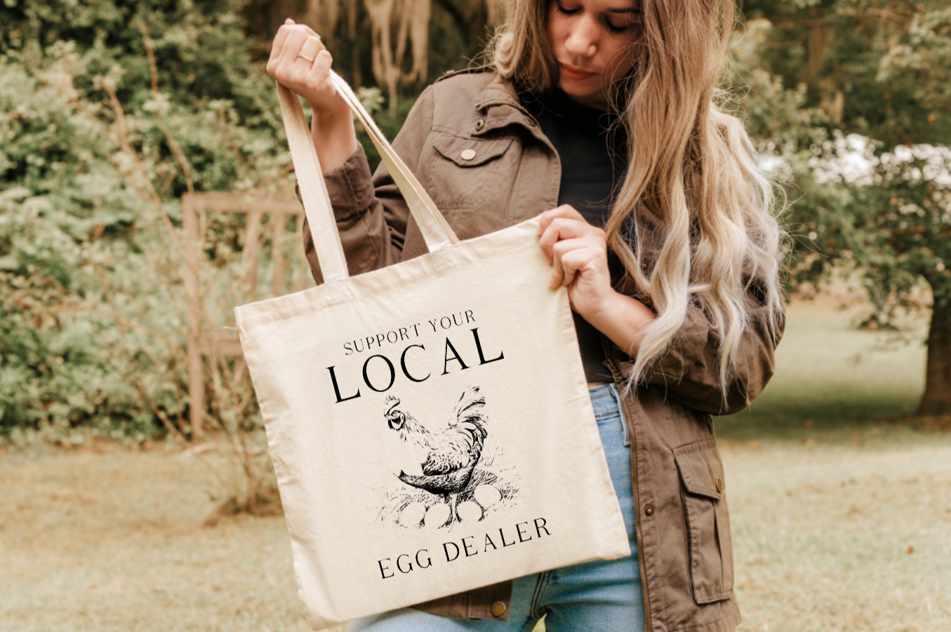 Local Egg Dealer Tote Bag