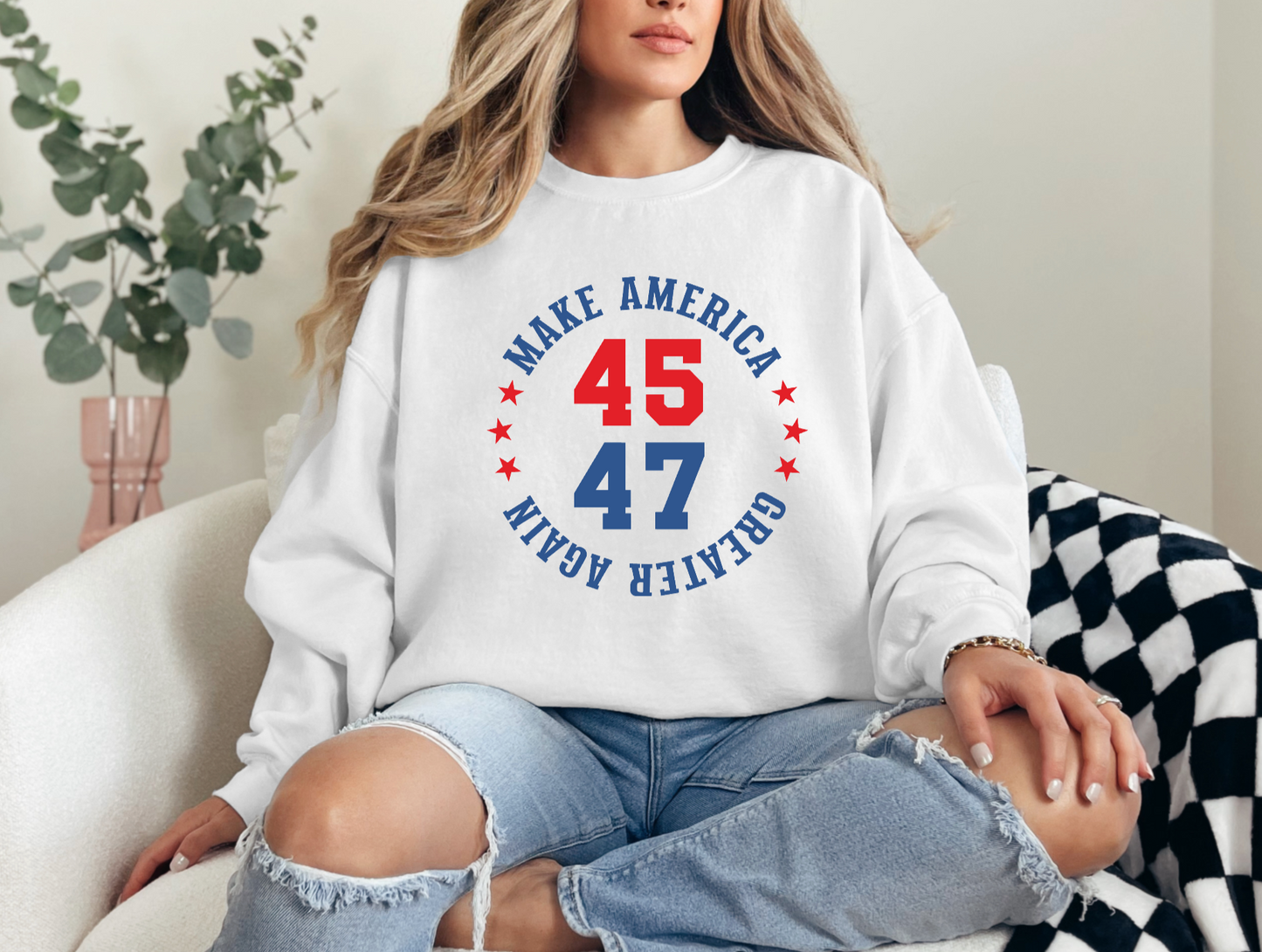 MAGA 45 47 Crewneck