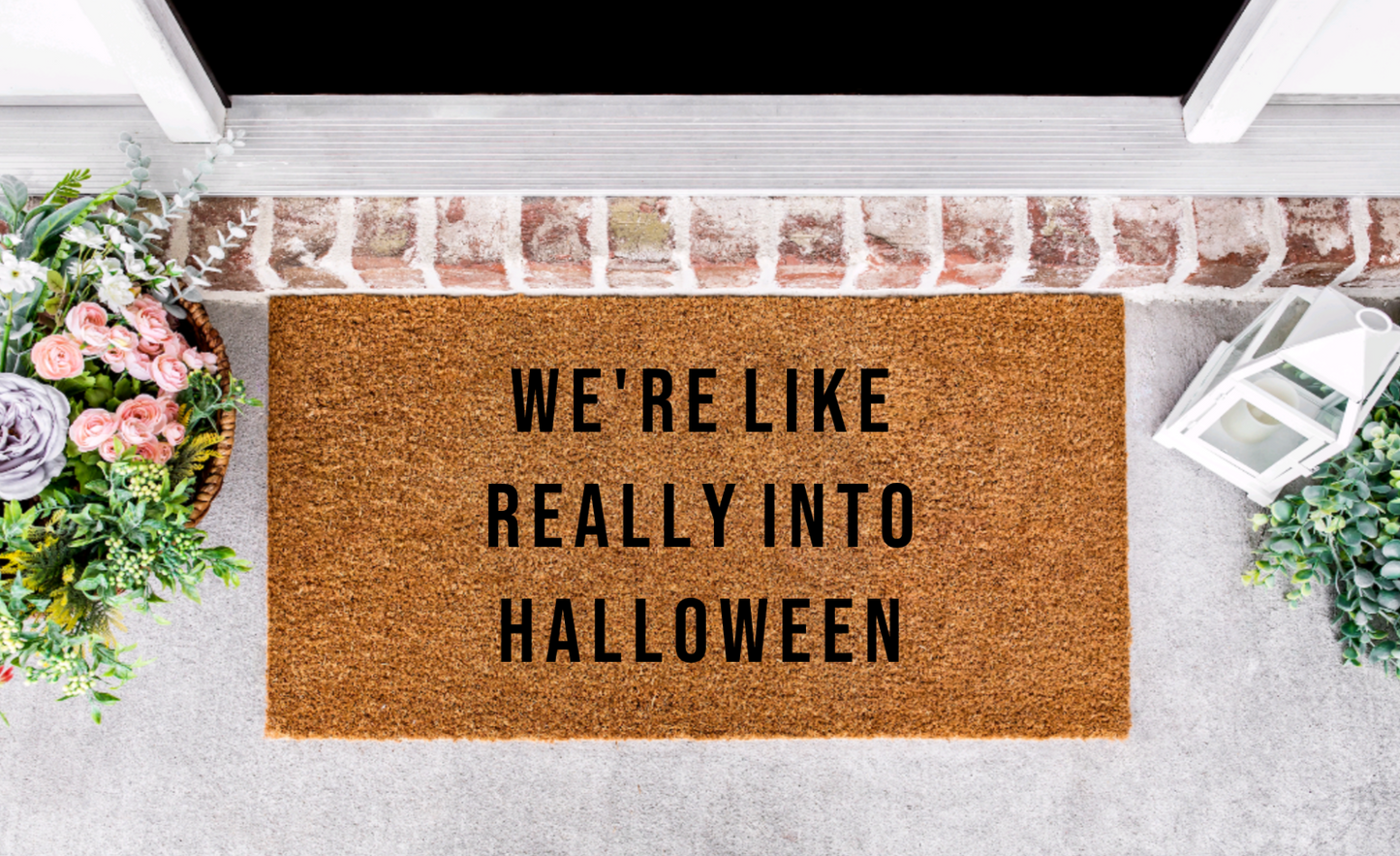 Really Into Halloween Porch Mat