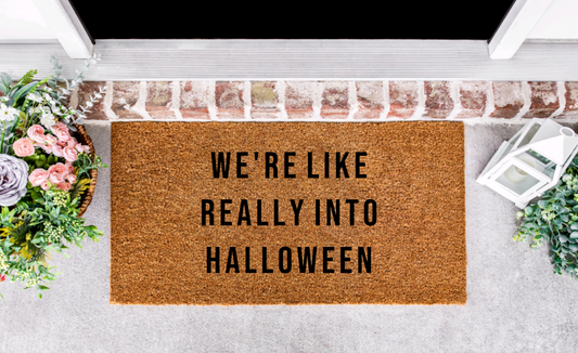 Really Into Halloween Porch Mat