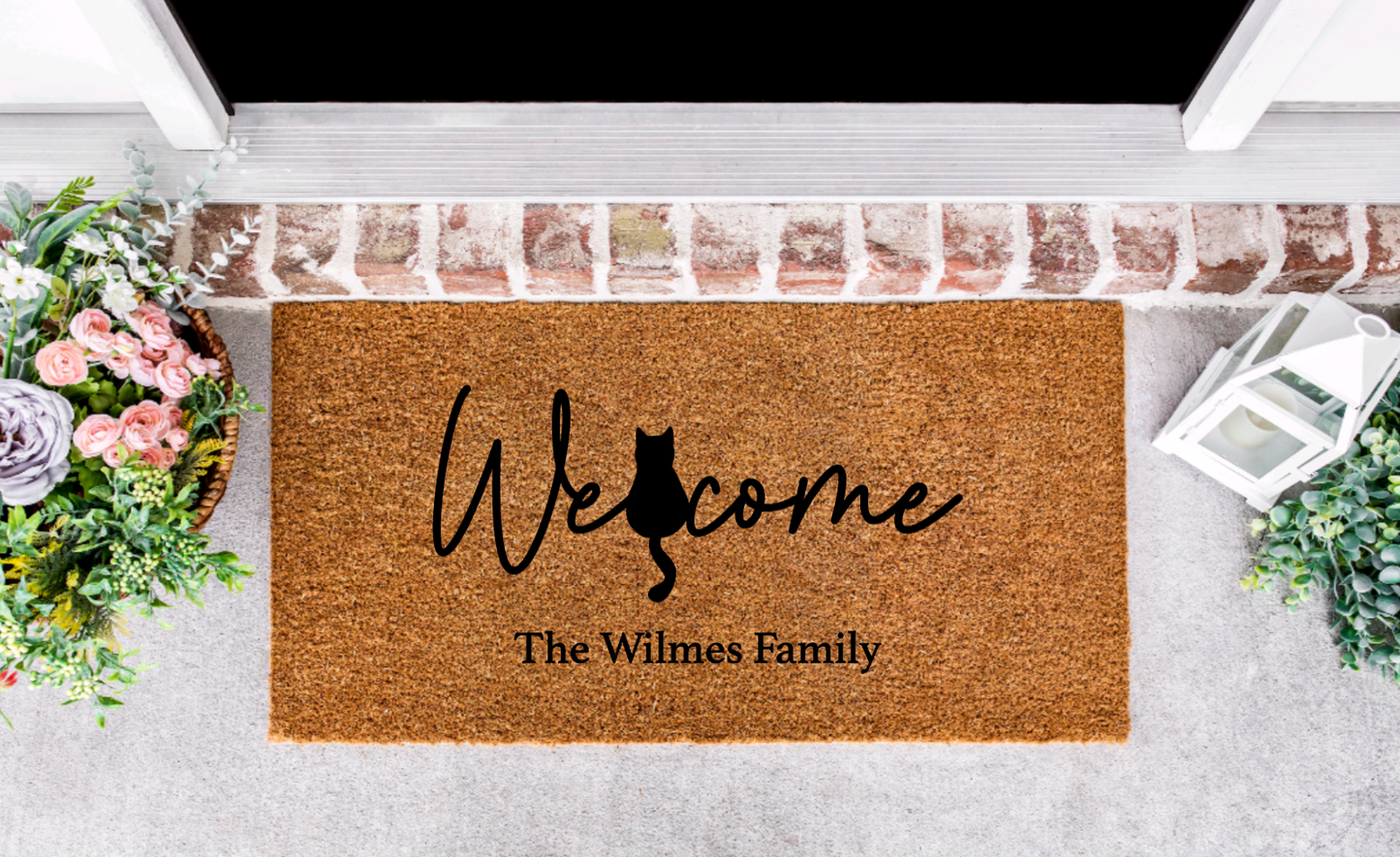 Welcome Cat Porch Mat