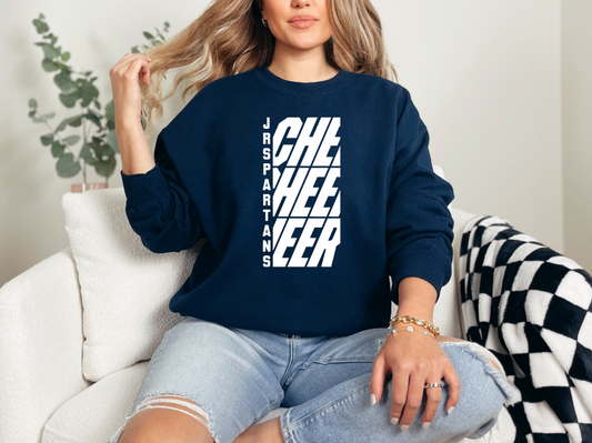 Jr Spartans Stacked Crewneck