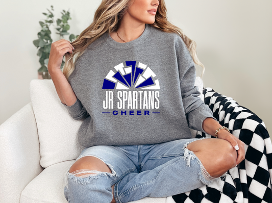 Jr Spartans Pom Pom Crewneck