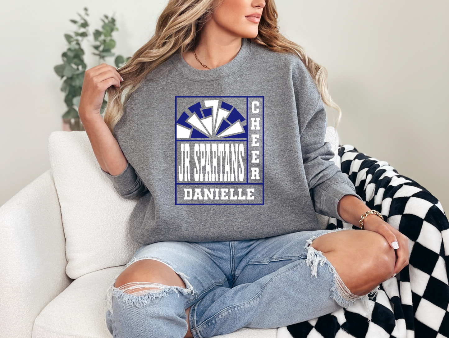 Jr Spartans Squad Signature Crewneck