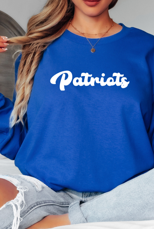 Patriots Cursive Long Sleeve