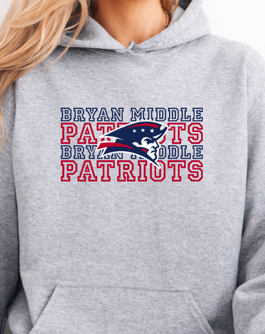 Patriots Stacked Hoodie