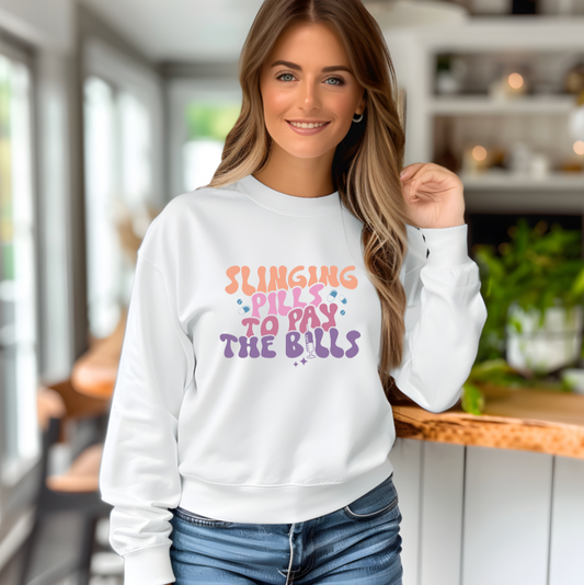 Slinging Pills Crewneck