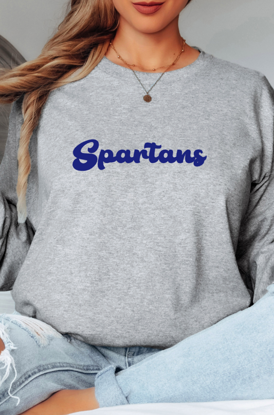 Spartans Cursive Long Sleeve