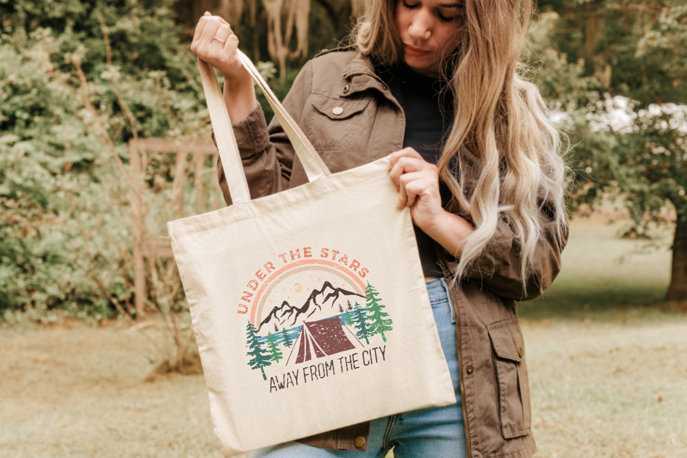 Under the Starts Tote Bag