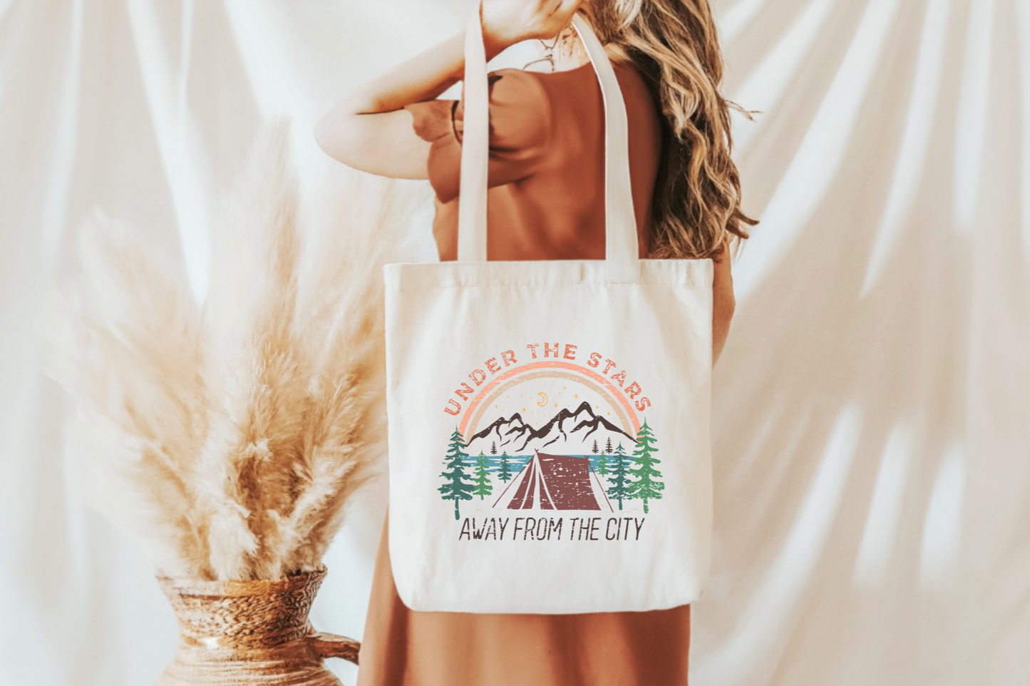 Under the Starts Tote Bag