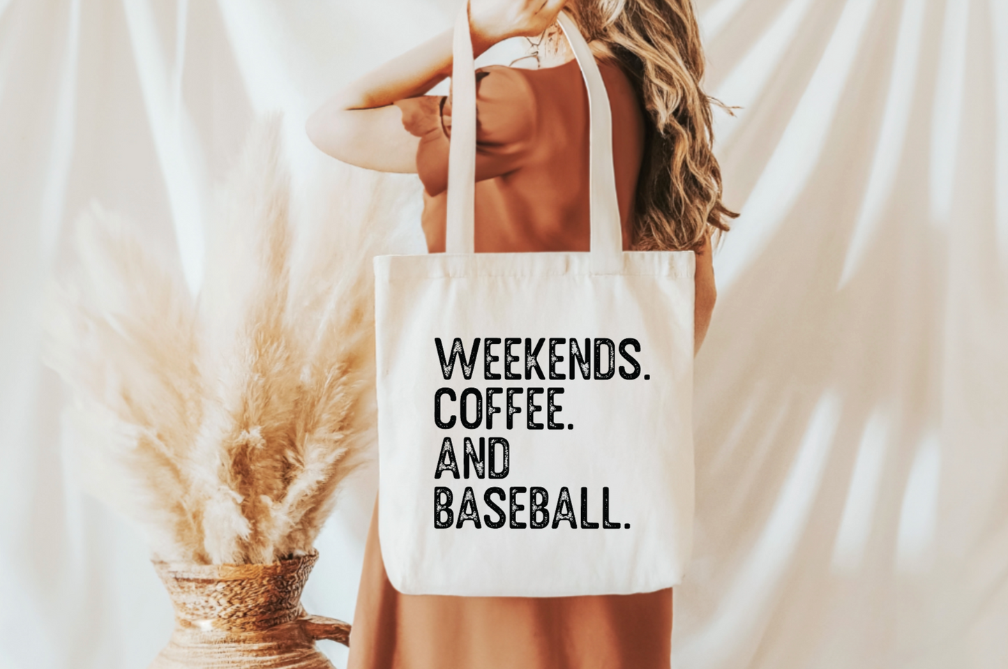 Weekends. Coffee. And Baseball. Tote Bag