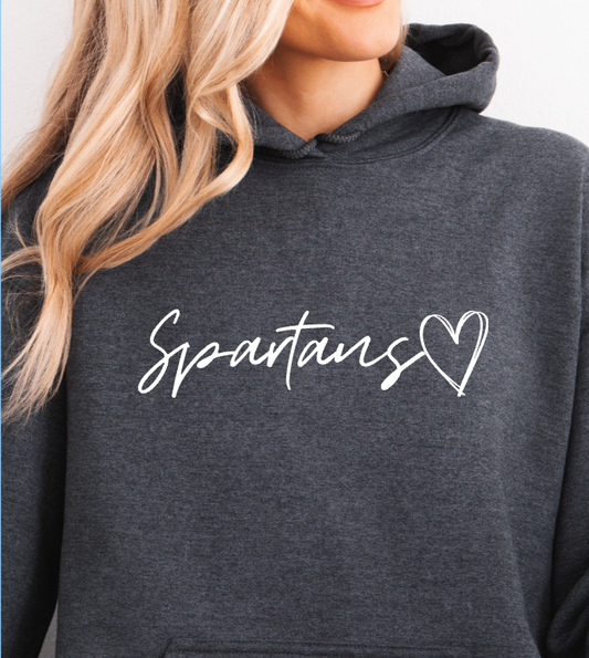 Heart of a Spartan Hoodie