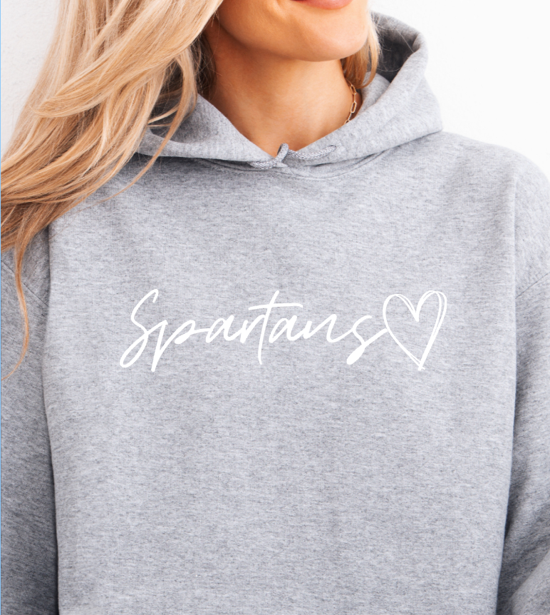 Heart of a Spartan Hoodie