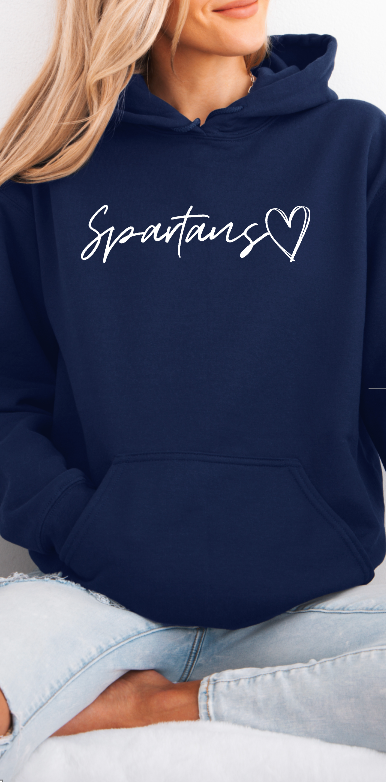 Heart of a Spartan Hoodie