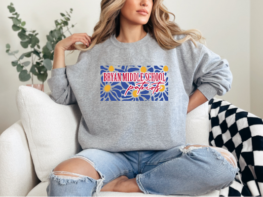 Bryan Middle Flower Crewneck
