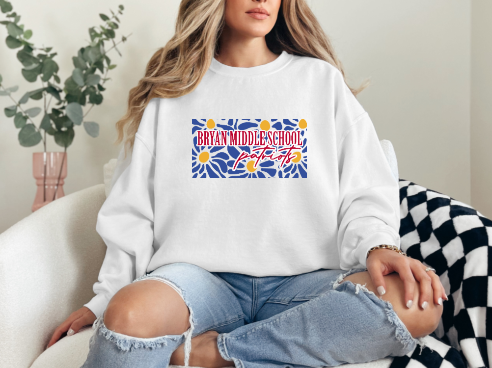 Bryan Middle Flower Crewneck