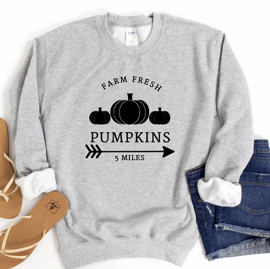 Farm Fresh Pumpkins Sweatshirt