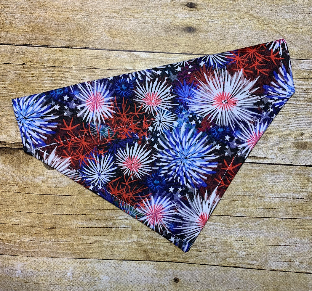 Firework Dog Bandana