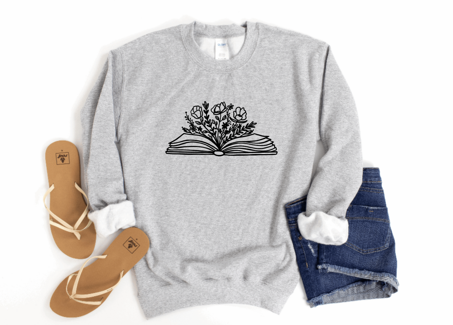 Flower Book Sweatshirt