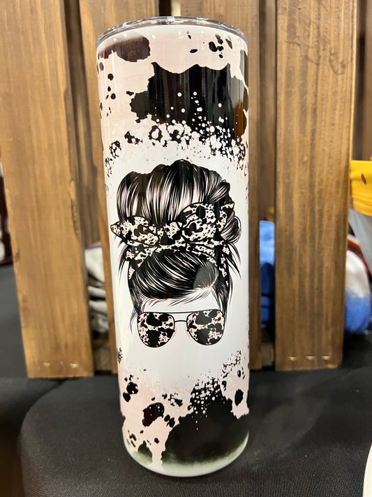 Cow Girl 20 oz Slim Tumbler