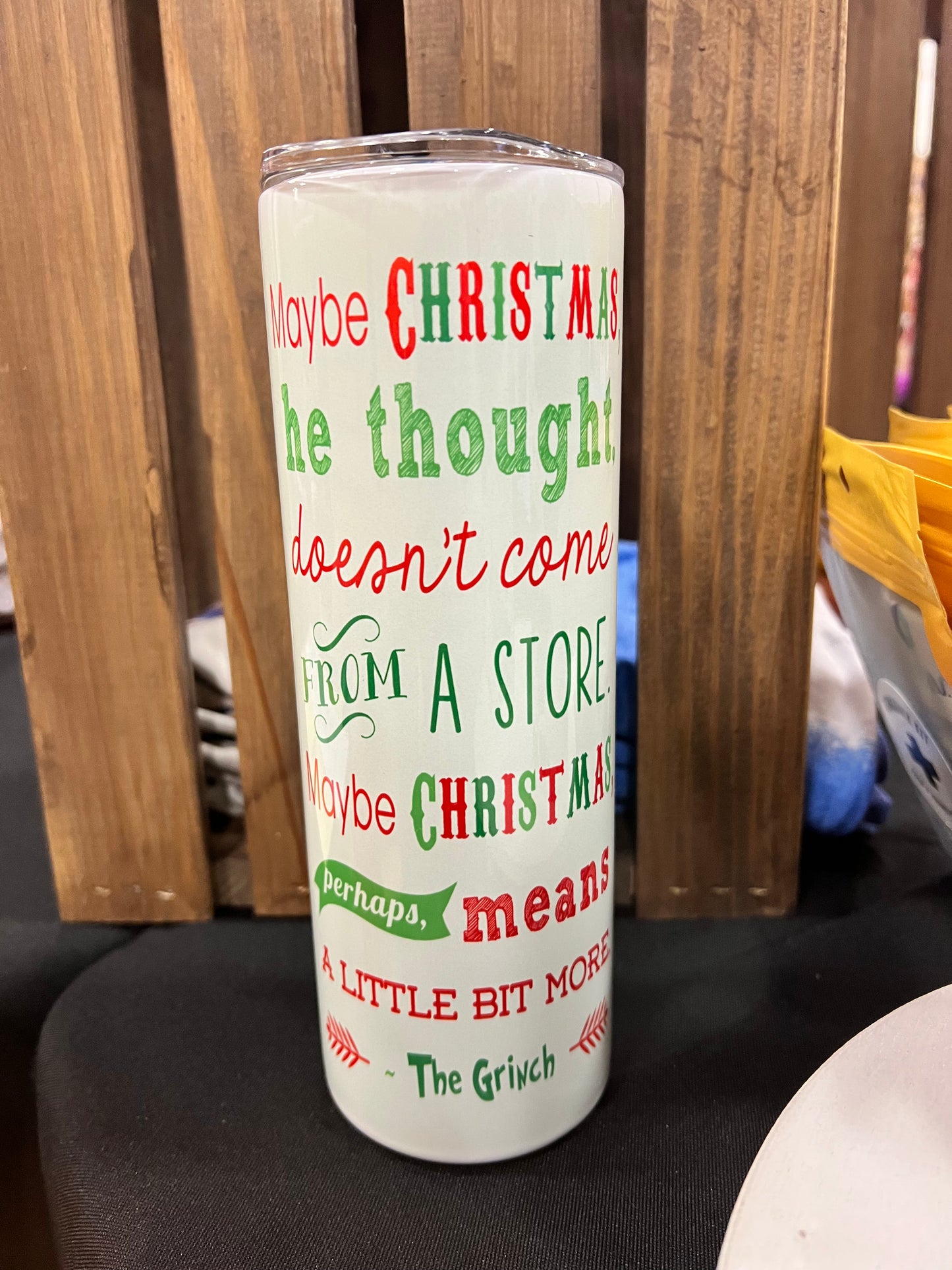 Merry Grinch-mas 20 oz Slim Tumbler