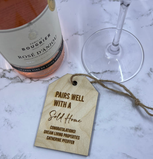 Pairs Well Wine Tag