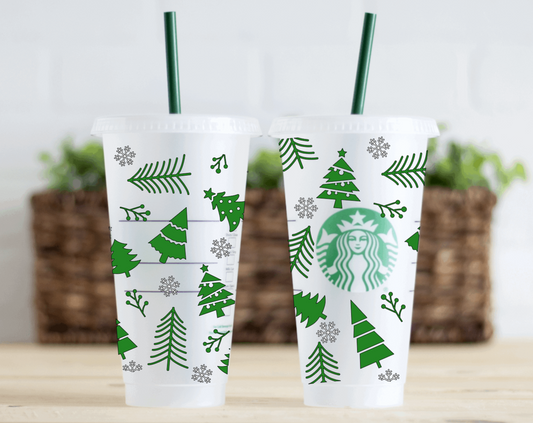 Christmas Tree Starbucks Cold Cup