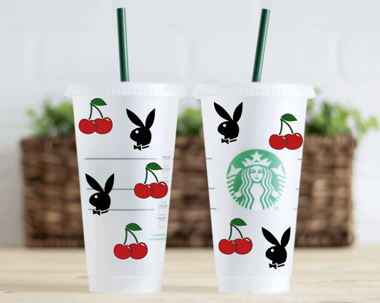 Playboy Bunny Venti Starbucks Cold Cup