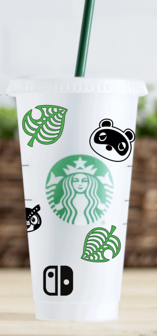 Animal Crossing Starbucks Cold Cup