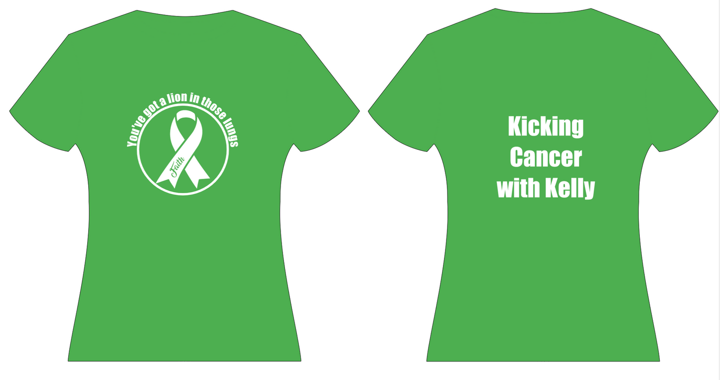 Kicking Cancer With Kelly T-shirt