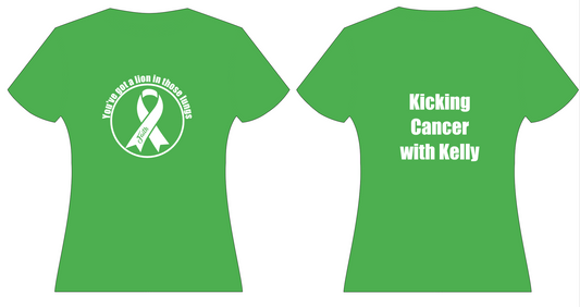 Kicking Cancer With Kelly T-shirt