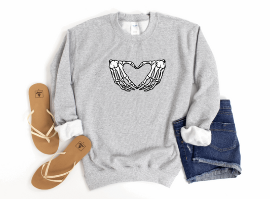 Skeleton Heart Sweatshirt