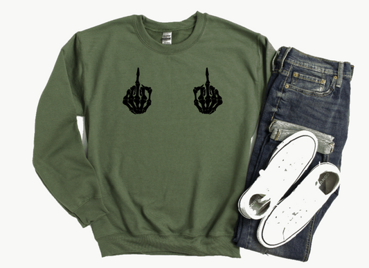 Skeleton Fingers Sweatshirt