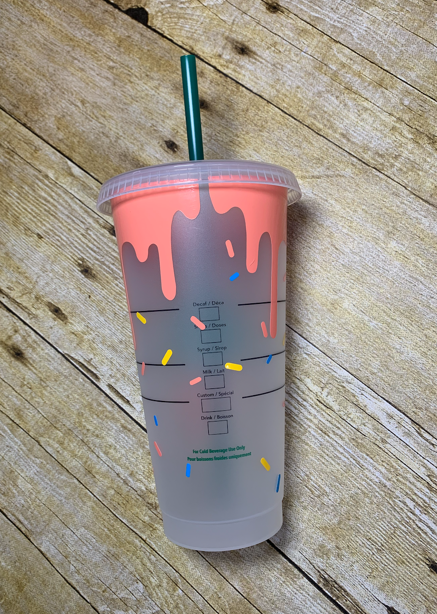 Sprinkle Starbucks Venti Cold Cup