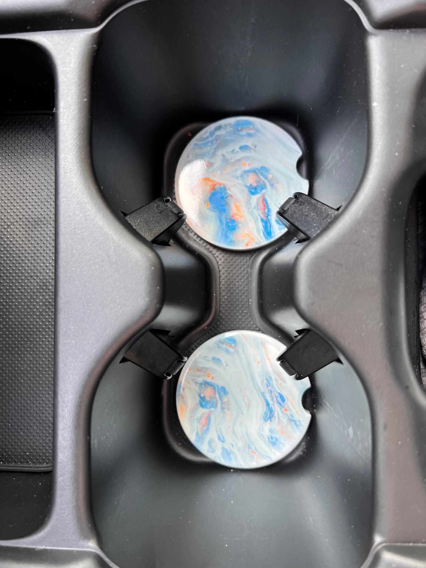 Blue Marble Car Coasters