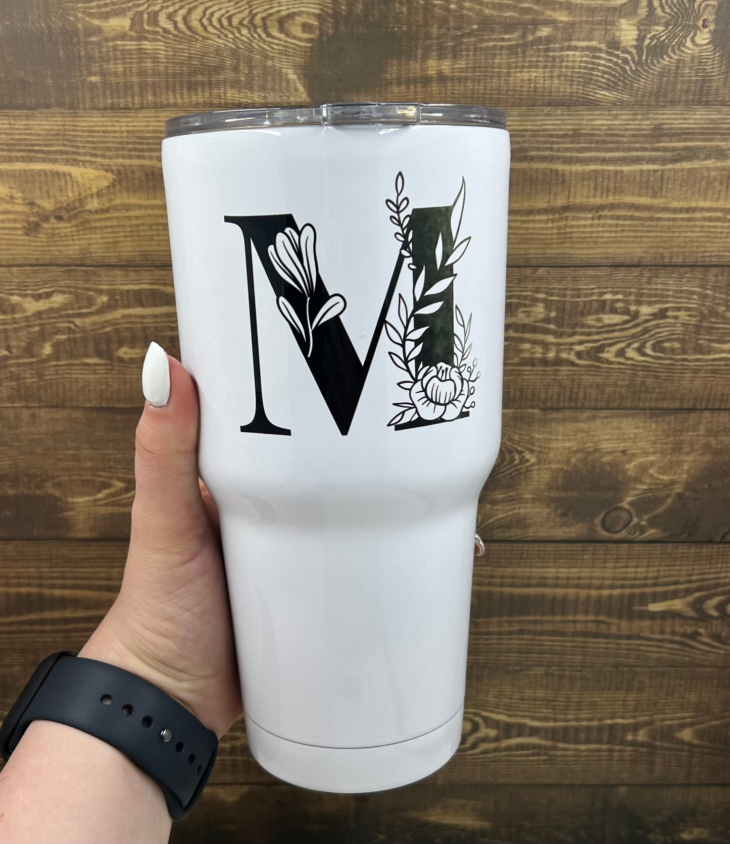 Custom Letter Tumbler