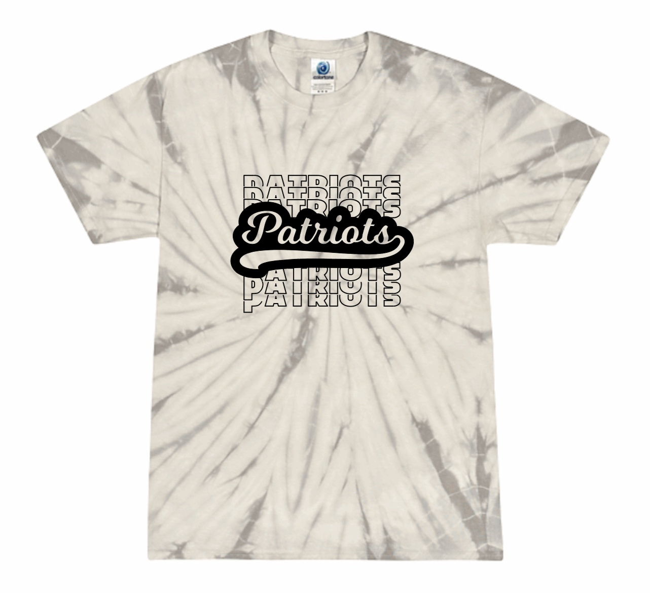 Patriots Sport Tie Dye Short Sleeve